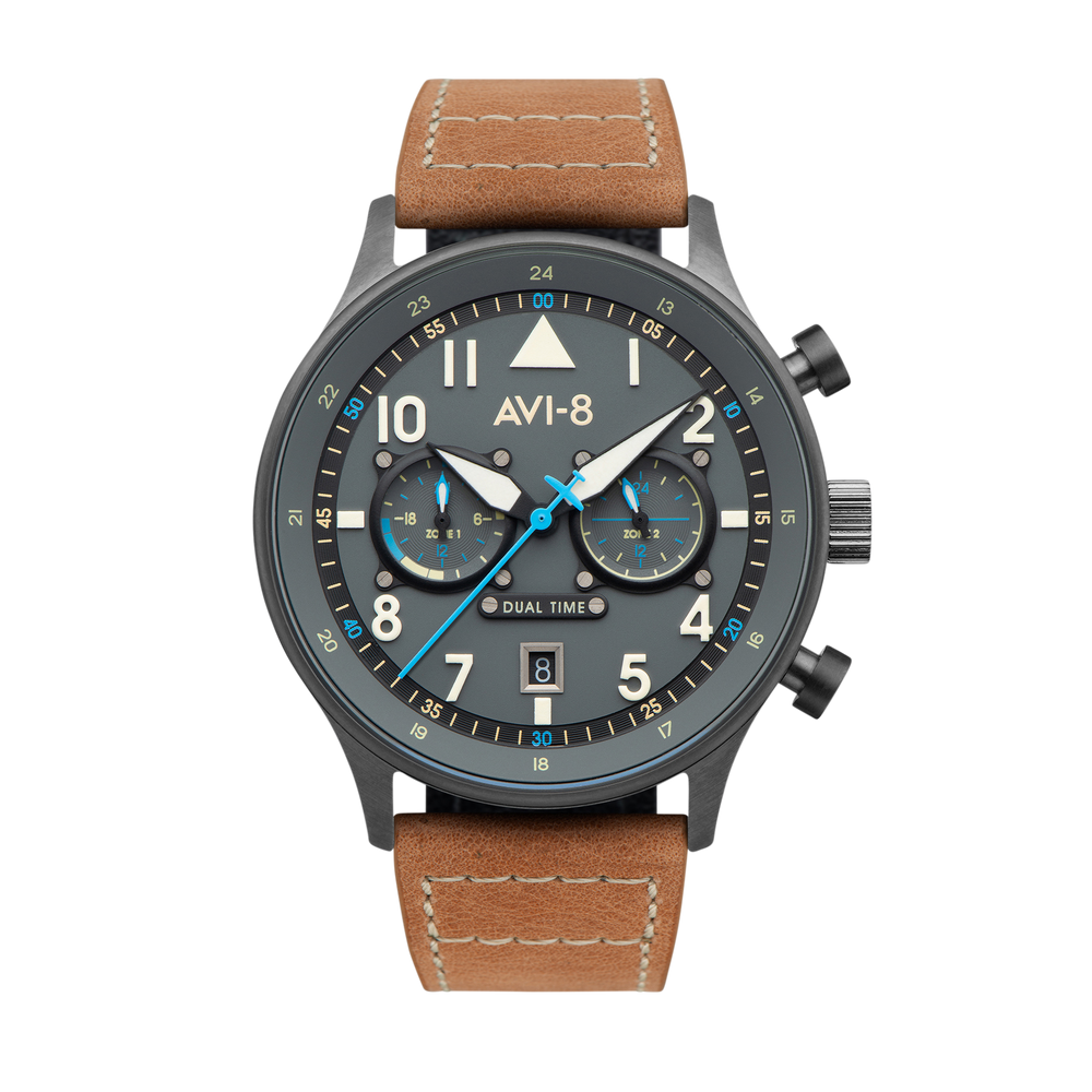 Orissa | Hawker Hurricane Carey Dual Time – AVI-8 Timepieces Orissa | Hawker Hurricane Carey Dual Time – AVI-8 Timepieces