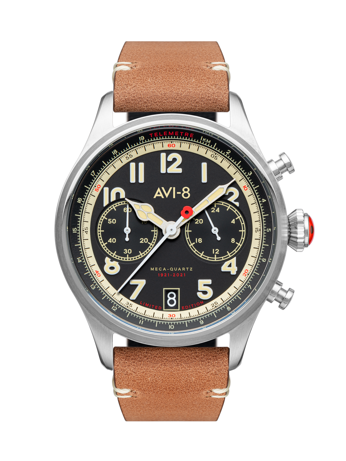ROYAL BRITISH LEGION FOUNDER'S CHRONOGRAPH LIMITED EDITION HERITAGE BROWN 1