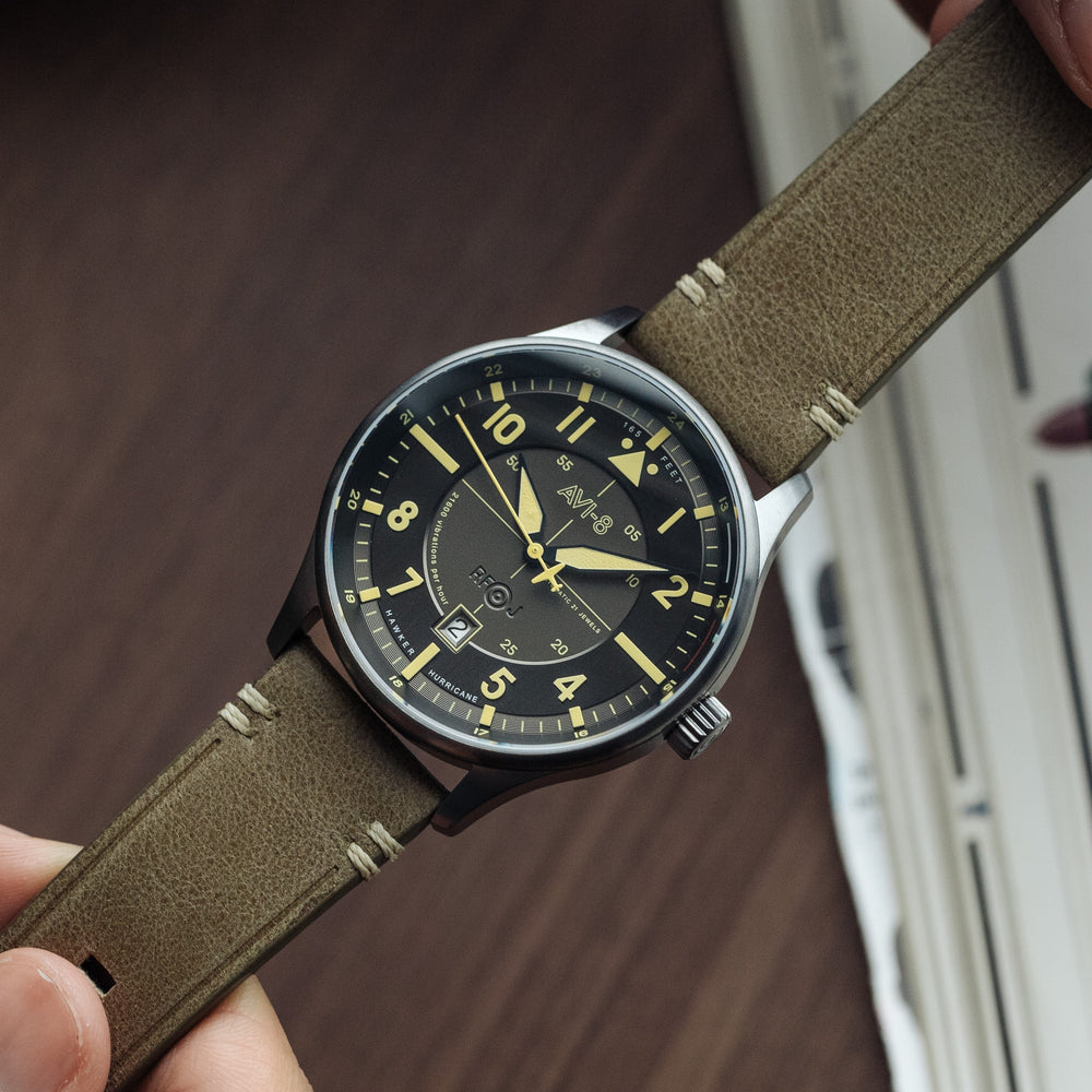 Stanton | Hawker Hurricane Kent Automatic – AVI-8 Timepieces