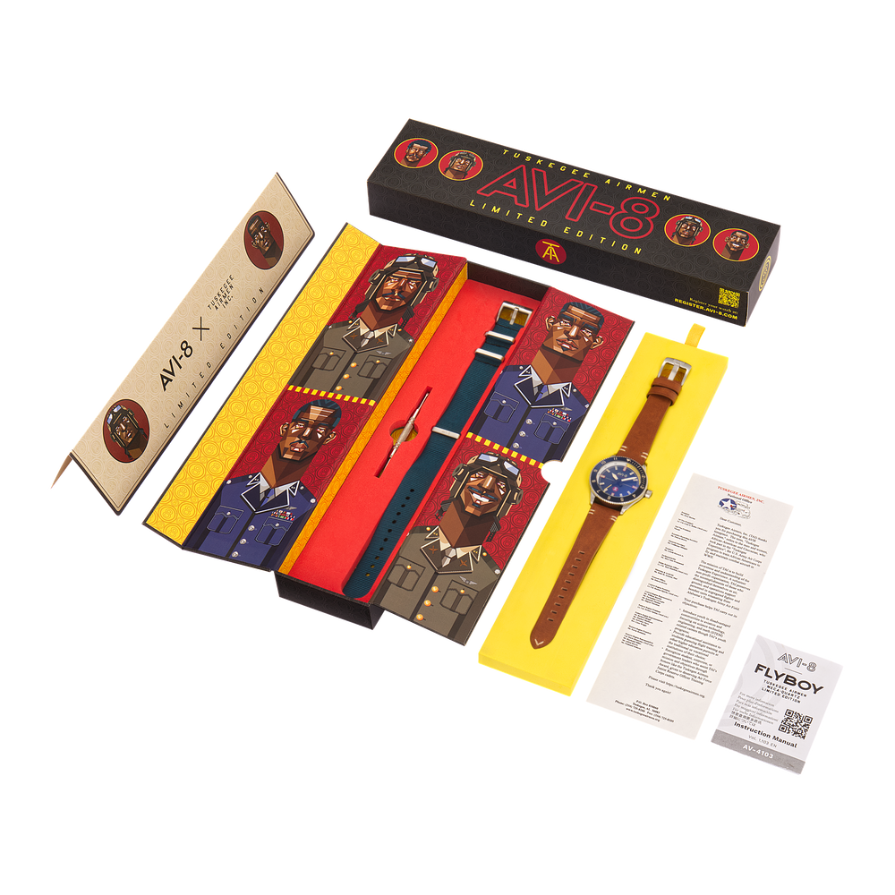 Lucera | Flyboy Tuskegee Airmen Meca-Quartz Limited Edition – AVI Lucera | Flyboy Tuskegee Airmen Meca-Quartz Limited Edition – AVI