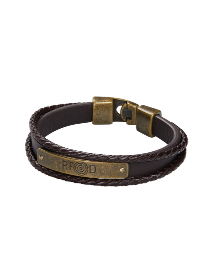 RFD PLATE BROWN BRACELET 1